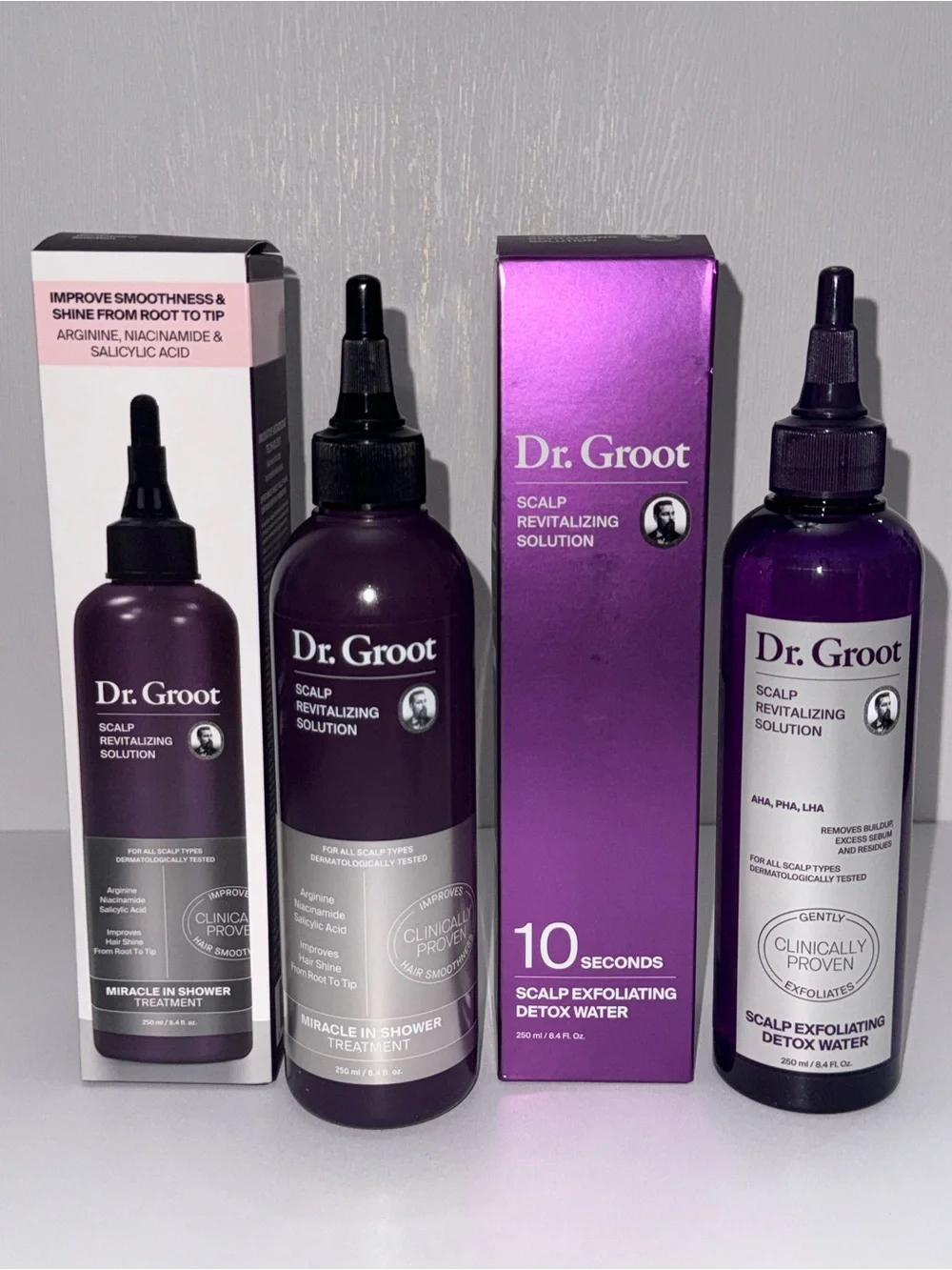 Dr. Groot Scalp Revitalizing Solution Detox Water Miracle Shower Treatment Set